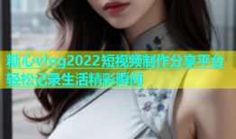 糖心vlog2022短视频制作分享平台轻松记录生活精彩瞬间