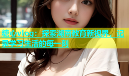糖心vlog：探索湖南教育新视界，记录学习生活的每一刻