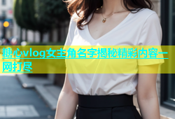 糖心vlog女主角名字揭秘精彩内容一网打尽