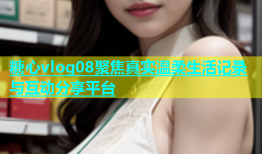 糖心vlog08聚焦真实温柔生活记录与互动分享平台