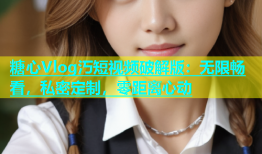 糖心Vlog汅短视频破解版：无限畅看，私密定制，零距离心动