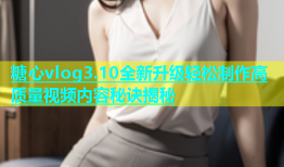 糖心vlog3.10全新升级轻松制作高质量视频内容秘诀揭秘