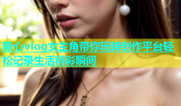 糖心vlog女主角带你玩转创作平台轻松记录生活精彩瞬间