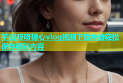 芋圆呀呀糖心vlog视频下载神器轻松保存精彩内容