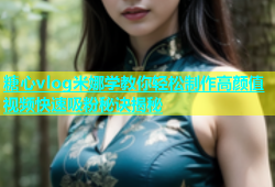 糖心vlog米娜学教你轻松制作高颜值视频快速吸粉秘诀揭秘