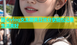 糖心vlog女主甜美日常分享轻松记录生活美好
