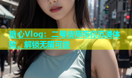 糖心Vlog：二号技师带你沉浸体验，解锁无限可能