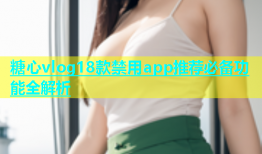 糖心vlog18款禁用app推荐必备功能全解析